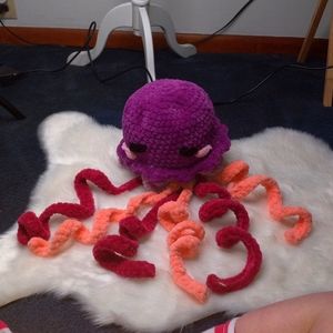 🆕 Handmade Crochet Jellyfish  Plush.